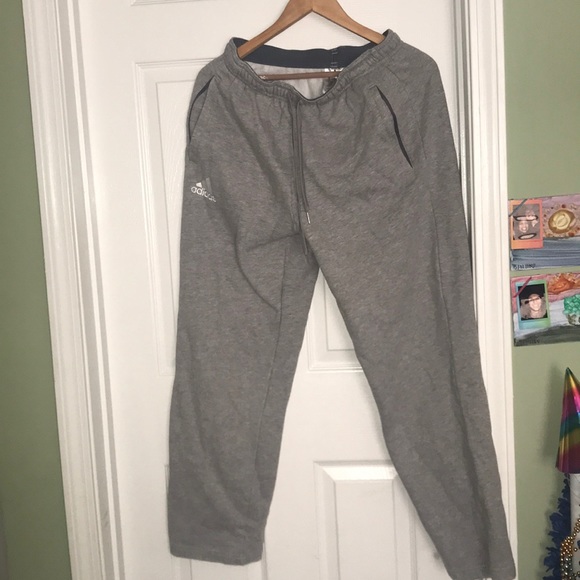 adidas grey sweatpants women's
